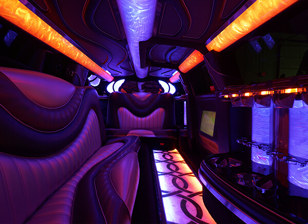 Limos with disco floor